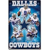 (22x34) Dallas Cowboys Team Ware Romo Jones Witten Austin Sports Poster Print