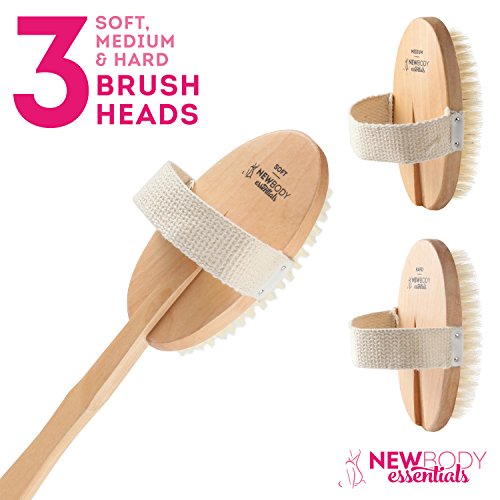 3 HEADED BATH BRUSH The Best Bath Body Brush, Shower Brushes, Back