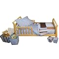 Max Toddler Bedding Set: Quilt, Flat Sheet, Fitted Sheet, Pillowcase