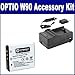 Pentax Optio W90 Digital Camera Accessory Kit includes: SDDLi88 Battery, SDM-1528 Charger