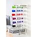 6 Slots Wall Mounted Clear Acrylic Whiteboard Dry Erase Marker & Eraser Holder Organizer Rack
