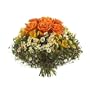 Blumenstrau� "Viel Gl�ck" Frisch vom Floristen vor Ort mit orangen Rosen, kurz gebunden