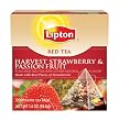 Lipton Red Tea, Harvest Strawberry & Passion Fruit, Tea Bags, 20-Count Boxes (Pack of 6)