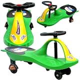 Trademark Green Ambulance Wiggle Ride-on Car