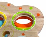 Eichhorn 100001867 - Klopfbank - mit Hammer und 4 Kugeln - aus Holz - 17x18x12,5cm -
