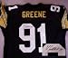 Kevin Greene Autographed Pittsburgh Steelers Almost Authentic Jersey - Black
