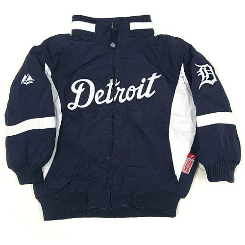 Detroit Tigers Infant Therma Base Premier Jacket by Majestic Athletic - Navy 12 Months