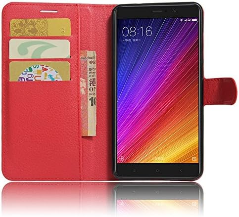 SoftFloat Book wallet PU leather case cover for Xiaomi Mi Mix mobile phone - Red