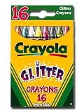 Glitter Crayons 16 Colors/Box