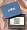Blue Gem Flower Business Card Holder / Case