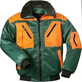 Feldtmann 22758/L Norway Pilotjacke Rotdorn Gr&ouml;&szlig;e L gr&uuml;n/orange