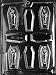 CASKET WITH MUMMY Halloween Candy Mold Chocolate