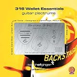 Guitar Plectrums - Stainless Steel Wallet Essentials