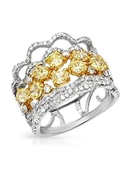 CLK Diamond 18K Two Tone Gold 2.83CTW Diamond Ring