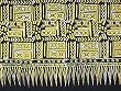 Batik Rayon Sarong - Tribal Boxes, 44" X 66"