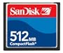 SanDisk 512 MB CompactFlash Card, SDCFB-512-A10 (Retail Package)