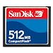 SanDisk 512 MB CompactFlash Card, SDCFB-512-A10 (Retail Package)