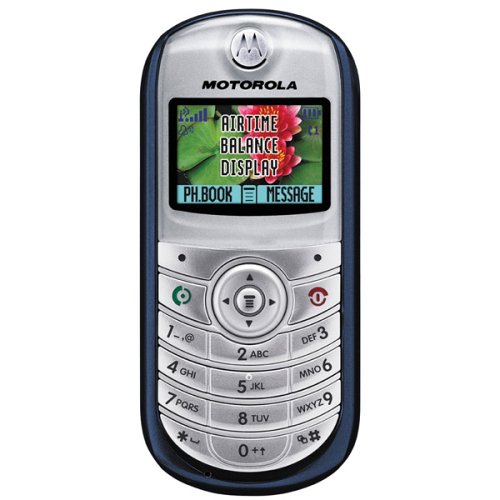 Net10 Motorola Prepaid Cellular Phone - Blue (NTGC139)