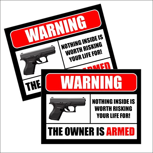 Top 5 Best gun warning signs for sale 2016 Product BOOMSbeat