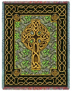 Celtic Cross Throw - 70 x 53 Blanket/Throw