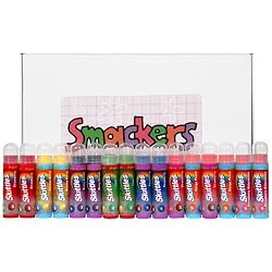 Bonne Bell Lip Smackers Fruit Flavored Lip Balm, Skittles, 16-Count Party Pack