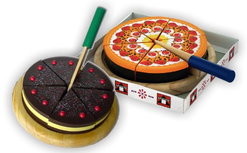 Imagen 2 de Christian Tanner 0926.2 - Tarta de chocolate de madera con un cuchillo [importado de Alemania]