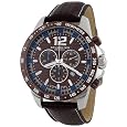 Stuhrling Original Men`s 210A.3315K59 Concorso Chronograph Brown Dial Watch