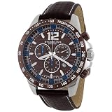Stuhrling Original Men's 210A.3315K59 Concorso Chronograph Brown Dial Watch