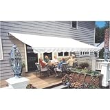 Sunsetter Pro Motorized Awning (18 Ft / Solid Cream)
