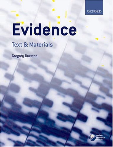 City Travel Guides Discounted  Search : Evidence: Text and Materials