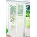 Easy To Install Magnetic Closing Insect Door Screen Curtain 90cm x 210cm White