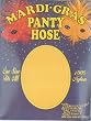 Yellow Adult Mardi Gras Panty Hose Tights
