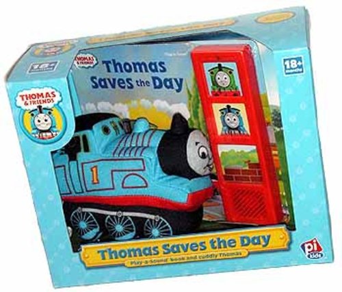 Thomas Save the Day gift set: play a sound book and cuddly Thomas the Tank Engine toy
