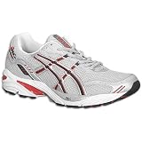 ASICS® Men's GEL-1100 ( sz. 12.5, Silver/Silver/Red : Width - D - Medium )
