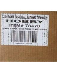 Sports: 2013-14 Panini National Treasures Basketball Hobby 3-Box Case - Panini Certified - Basketball Wax Packs - Sports Memorabilia