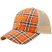 Top of the World Tennessee Volunteers Plaid Academic Adjustable Hat