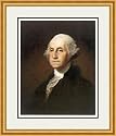 "George Washington" by Gilbert Stuart - Framed Artwork