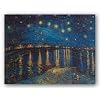 Starlight Over the Rhone by Vincent van Gogh 32"x24" Art Print Poster