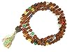 Inner Strength Yoga Necklace Seven Chakra Rudraksha Prayer Beads Prayer Mala