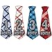 Monthly Milestone Belly Necktie Stickers for Baby Boy - Months 1-12 + One Year Sticker - 13 Pre-cut Vinyl Tie Sticker Set - Shower Gift