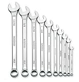 Bahco Snap On 837010 10 Piece 1 4-Inch to 13 16-Inch Combination Wrench Set