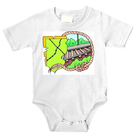 Cover image : Onesie with map, rope, infrastructure