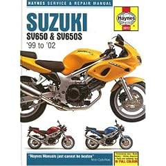Suzuki Sv650 & Sv650s 99 to 02