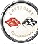 Wallpaper 4Walls Who Let the Kids Out Corvette Logo C1 Accent Mural X6LPEGNK