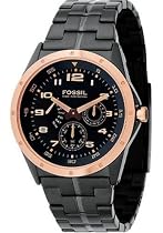 Fossil Men's Multi-Function Black Dial Watch #BQ9348