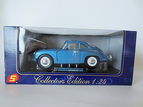 Superior Die Cast Model 1961 Porsche 356 B Coupe Metallic Blue