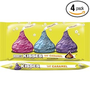 Hershey's Easter Milk Chocolate Kisses Filled with Caramel, 10-Ounce Packages (Pack of 4) Hershey's Easter Milk Chocolate Kisses Filled with Caramel, 10-Ounce Packages (Pack of 4)
