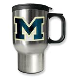 University of Michigan 16oz Stainless Steel Travel Mug