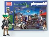 Playmobil Police Station 60 Piece Jigsaw Puzzle with Figure