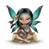 Moonheart, The Spirit Of Strength Wolf And Fairy Fantasy Art Figurine by The Hamilton Collection